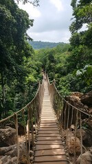 Tad Tayicseua multi level waterfalls in Attapeu