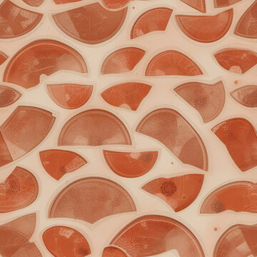 Cute haf rounded shapes. Terracotta Shades