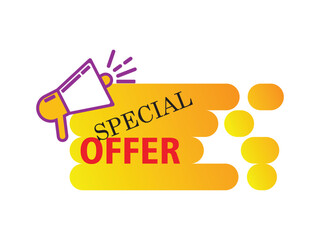 Sale banner template design vector illustration, Special offer sale tag, sale offer banner. Sale Discount template for marketing promotion, retail, store, shop, online store, or website.