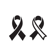 Awareness Ribbon Icon for Health Campaigns