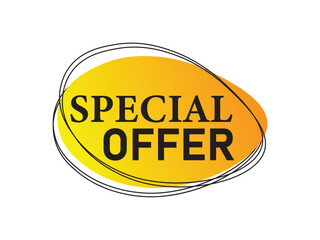 Special Offer Banner badge offer label up to 30% 40% 50% 60% 70% popup bubble offer baloon sale badge vector