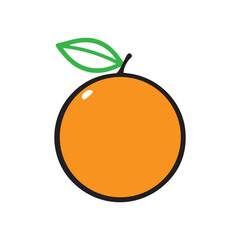 Orange Modern Design Logo Image