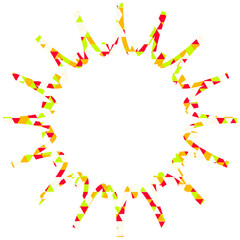 吹き出し タイル 三角模様_1本線_4色 (7)