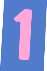 Ransom Number 1 Handdrawn Alphabet