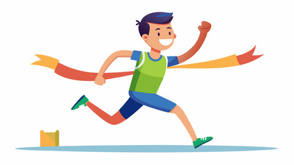 Fototapeta premium Ilutration Global Running Day