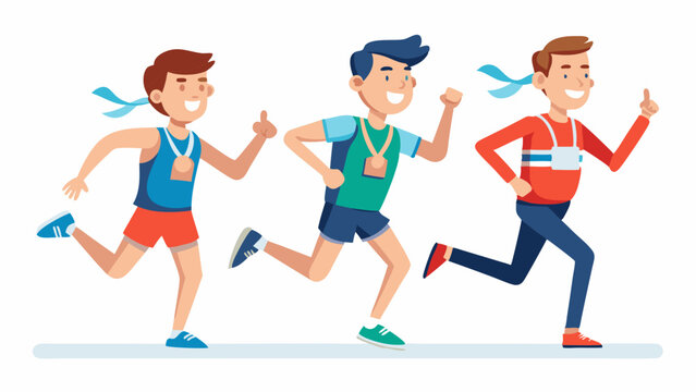 Ilutration Global Running Day