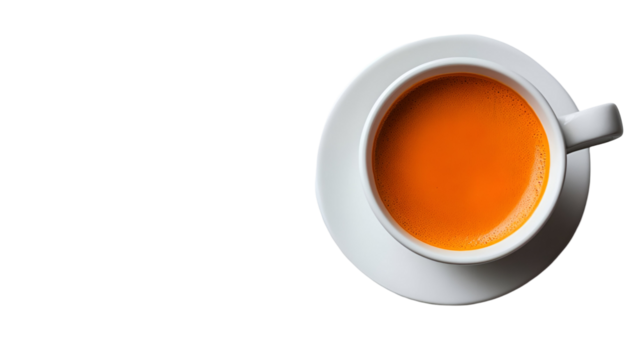 Orange Drink in White Cup, Photo
