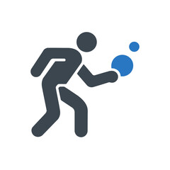 Wheelchair Table Tennis Icon