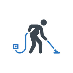 Electric Vacuum Cleaner Icon