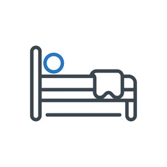Person Sleeping Bed Icon