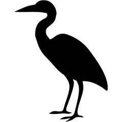 Fototapeta premium Heron Silhouette