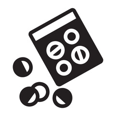 drugs glyph icon