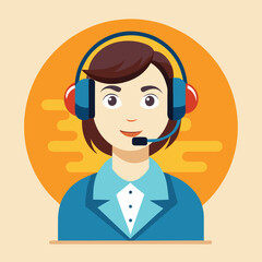 customer care service vector