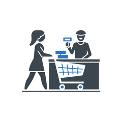 Checkout Register Counter Icon