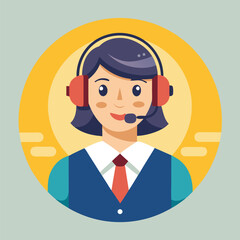 customer care service vector