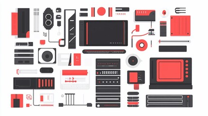 Retro Computing Components Collection