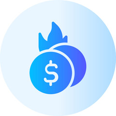 wasteful gradient icon