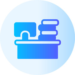 workaholic gradient icon