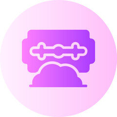 cocaine gradient icon