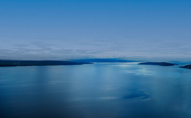 a beautiful view of the island of Cres in Croatia