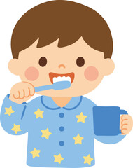 kid brushing teeth 양치하는 아이, 이를닦는 아이
