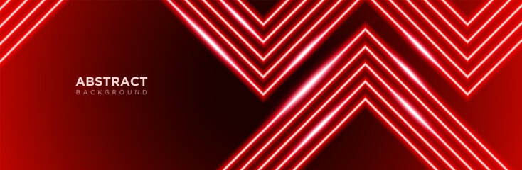Abstract dark red neon technology background with light effect. modern futuristic Vector design