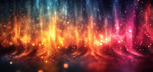 Cosmic Sparkle: A Symphony of Light and Color