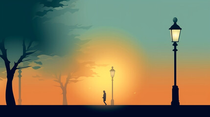 Deep in the mountains, valley and rabbit