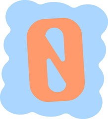 Ransom Number 0 Collage Handdrawn Alphabet