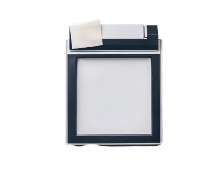X-ray Viewer: A front view of x-ray viewer, showcases the clean, clinical design commonly associated with medical examination rooms.