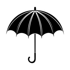 Umbrella Silhouette vector illustration