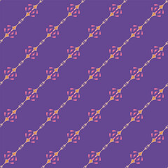 Arabic colorful seamless pattern on lilac