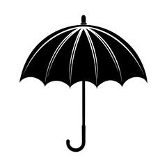 Umbrella Silhouette vector illustration