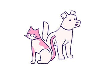 犬と猫のペットセット