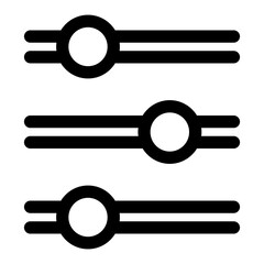 Setting buttons icon