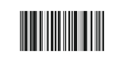 Realistic barcode icon. Bar code icon. Black barcode icon. Vector illustration, EPS 10