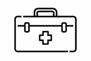 Medical Suitcase Icon for Doctors