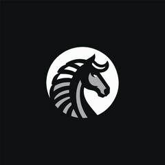 Obraz premium Bold horse logo