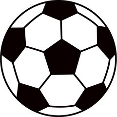 Soccer Ball  simple Football Icon