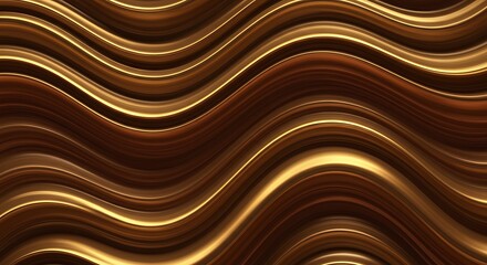Golden Undulation AI Generated