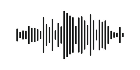 Simple Audio Wave Icon