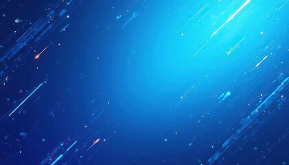 Abstract blue gradient, bold comic lines, superhero theme, comic book, power, art