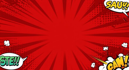 Pop! Bang! Saucy Red Power AI Generated