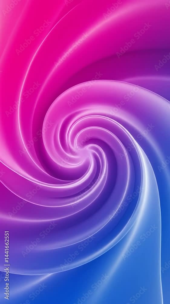 Canvas Prints vibrant abstract spiral pattern with swirling shades of pink and blue: a dynamic visual display capt