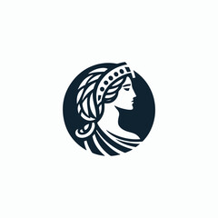 Roman lady logo