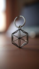 metal object sitting on top of a wooden table