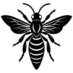 Hornet Silhouette vector illustration