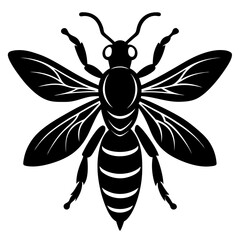 Hornet Silhouette vector illustration