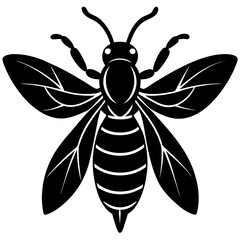 Hornet Silhouette vector illustration