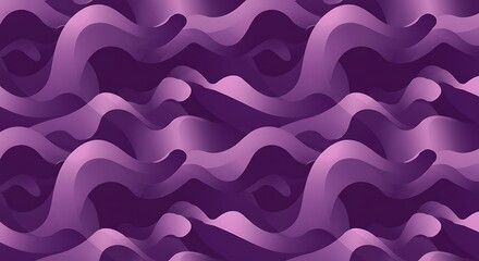 Obraz premium Purple Tide: Fluid Forms AI Generated